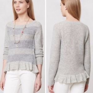 Anthropologie Sleeping on Snow Nuvola Sweater EUC Size Small